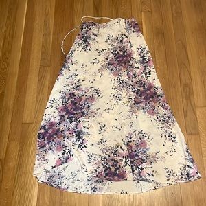 Lulus floral wrap skirt